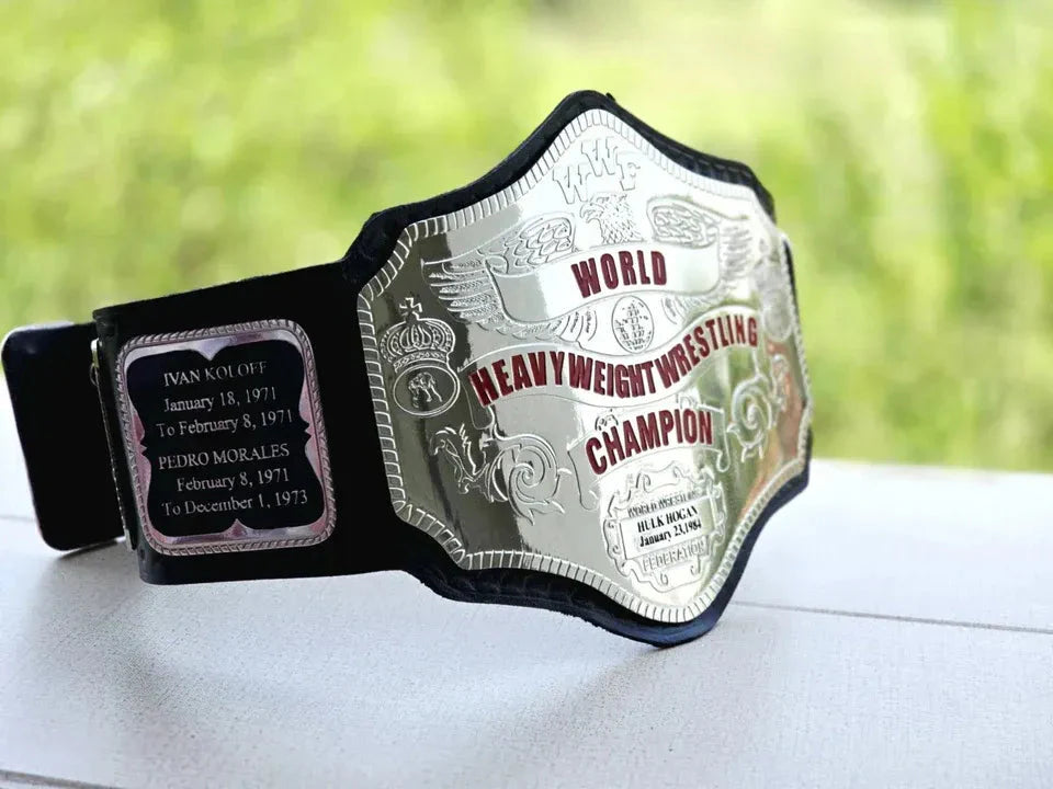 Hogan 84 Championship Belt Nickel Plated...!!! ChampionshipBeltUS