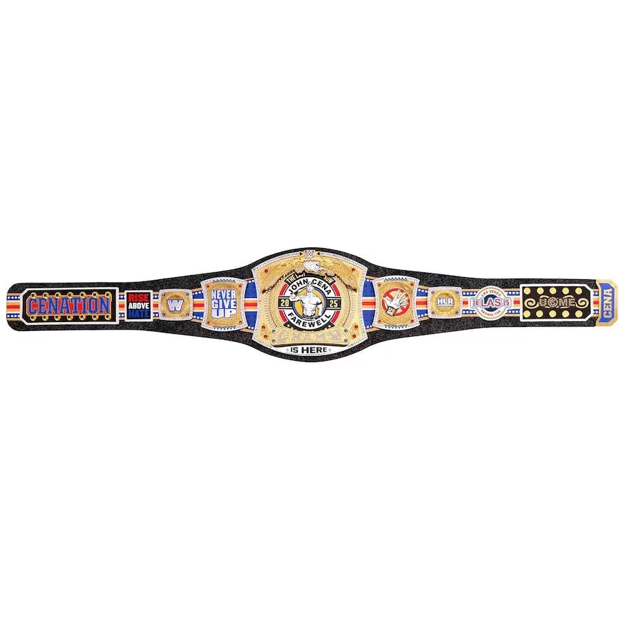 John Cena Farewell Tour 2025 Las Vegas Spinner Championship Replica Title Belt ChampionshipBeltUS
