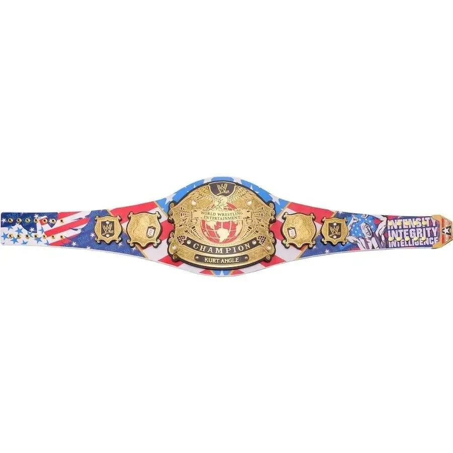Kurt Angle Signature Series Wrestling Championship Replica Title Belt ChampionshipBeltUS