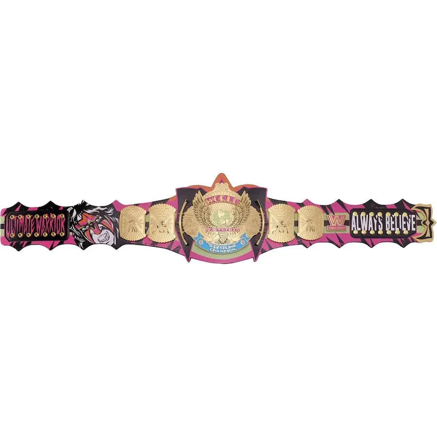 The Ultimate Warrior Signature Series Championship Replica Title Belt ChampionshipBeltUS