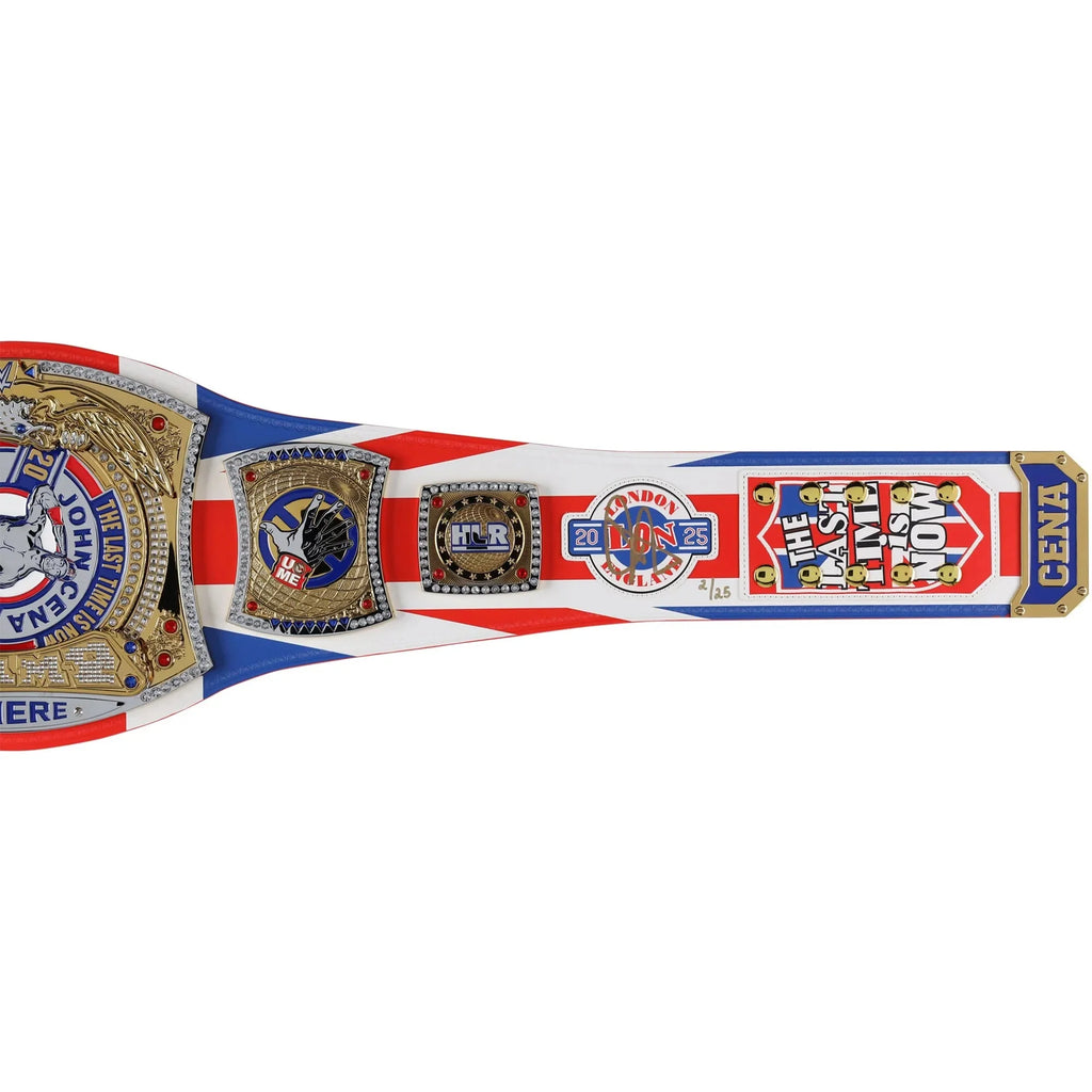 John Cena WWE Farewell Tour London Replica Title Belt - Limited Edition of 25 (Copy) ChampionshipBeltUS