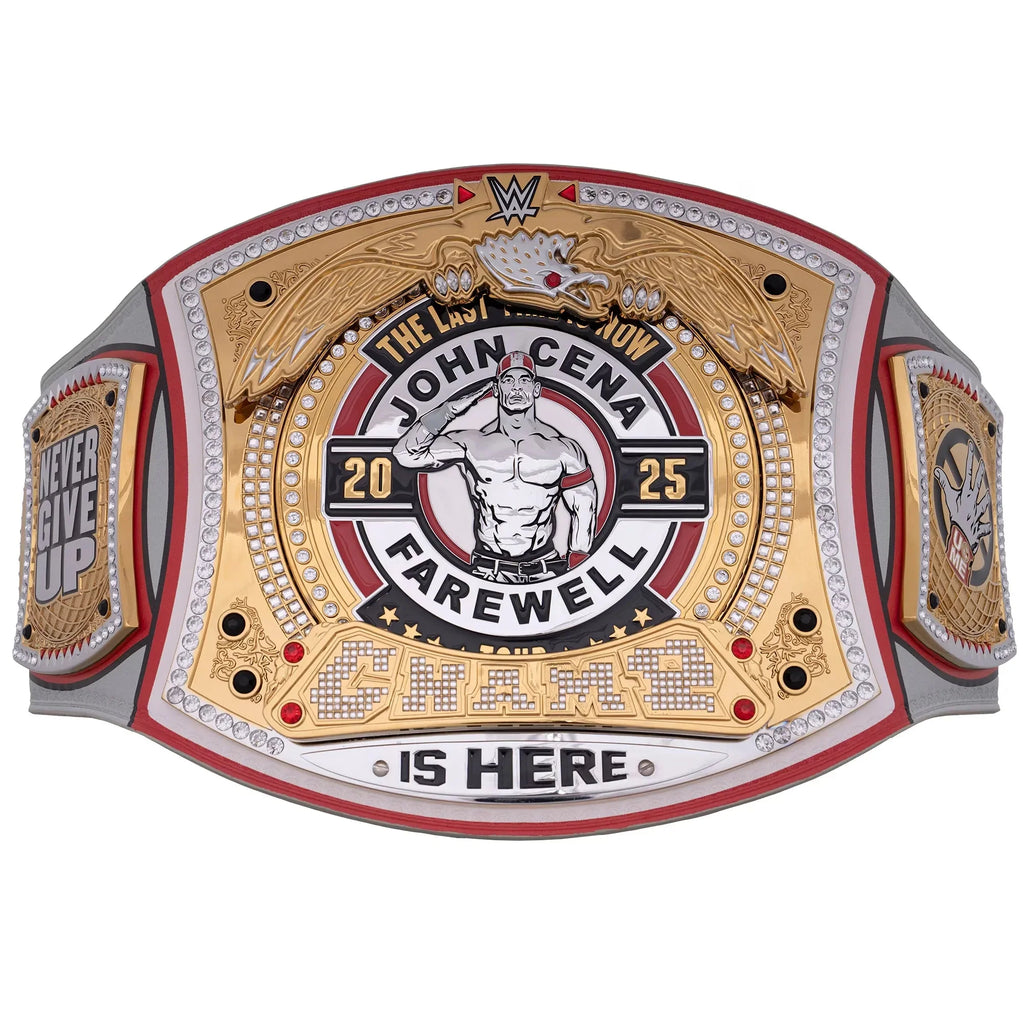 John Cena Farewell Tour 2025 Dayton Spinner Championship Replica Title Belt (Copy) ChampionshipBeltUS