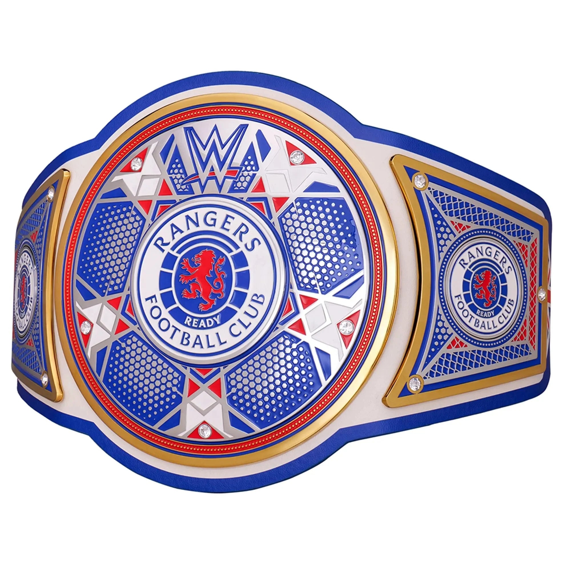 WWE x Rangers FC collectible Legacy Championship Replica Belt – Official Football x Wrestling Collectible ChampionshipBeltUS
