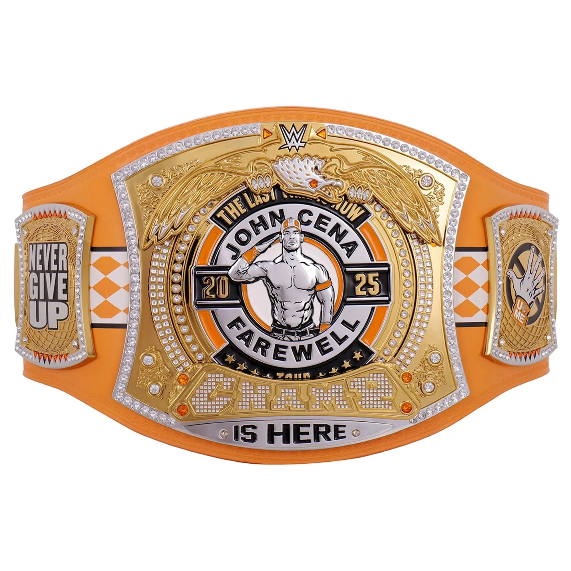 John Cena Farewell Tour 2025 Knoxville Spinner Championship Replica Title Belt (Copy) ChampionshipBeltUS