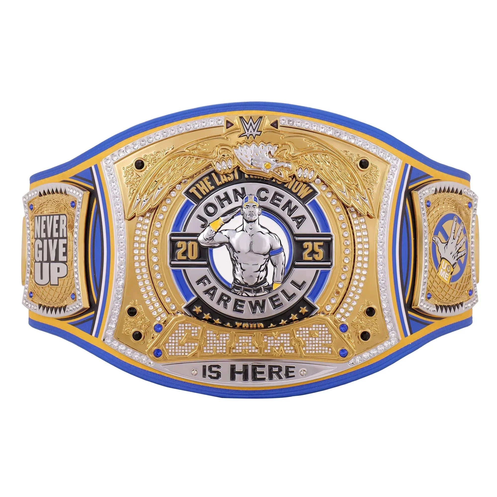 John Cena Farewell Tour 2025 Money In The Bank Los Angeles Spinner Championship Replica Title Belt (Copy) ChampionshipBeltUS