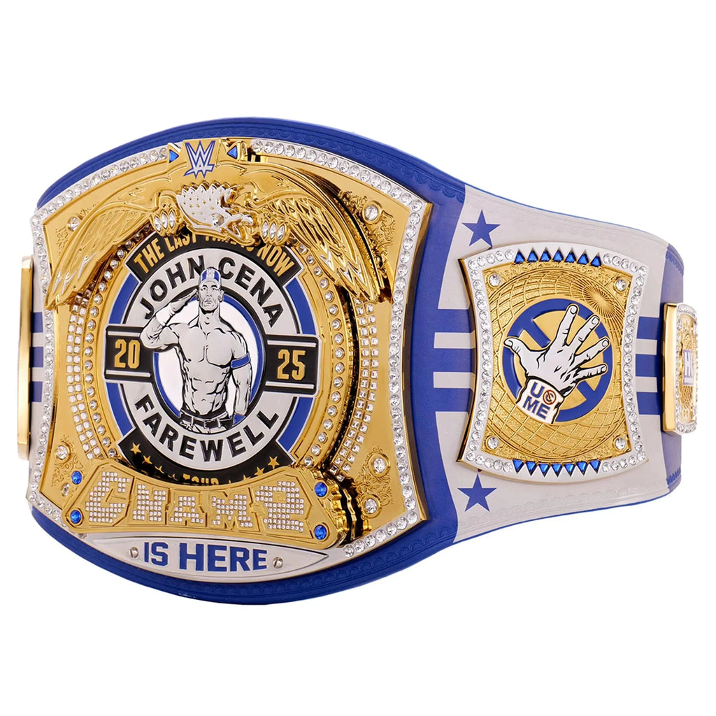 John Cena Farewell Tour 2025 Knoxville Spinner Championship Replica Title Belt (Copy) ChampionshipBeltUS