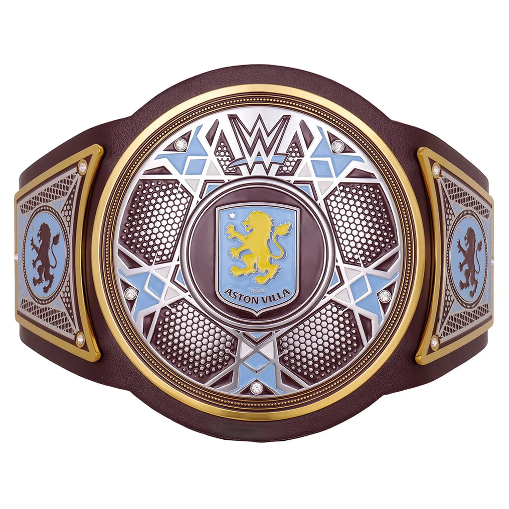 WWE x Aston Villa Legacy Champion Replica Belt – Iconic Football & Wrestling Tribute ChampionshipBeltUS