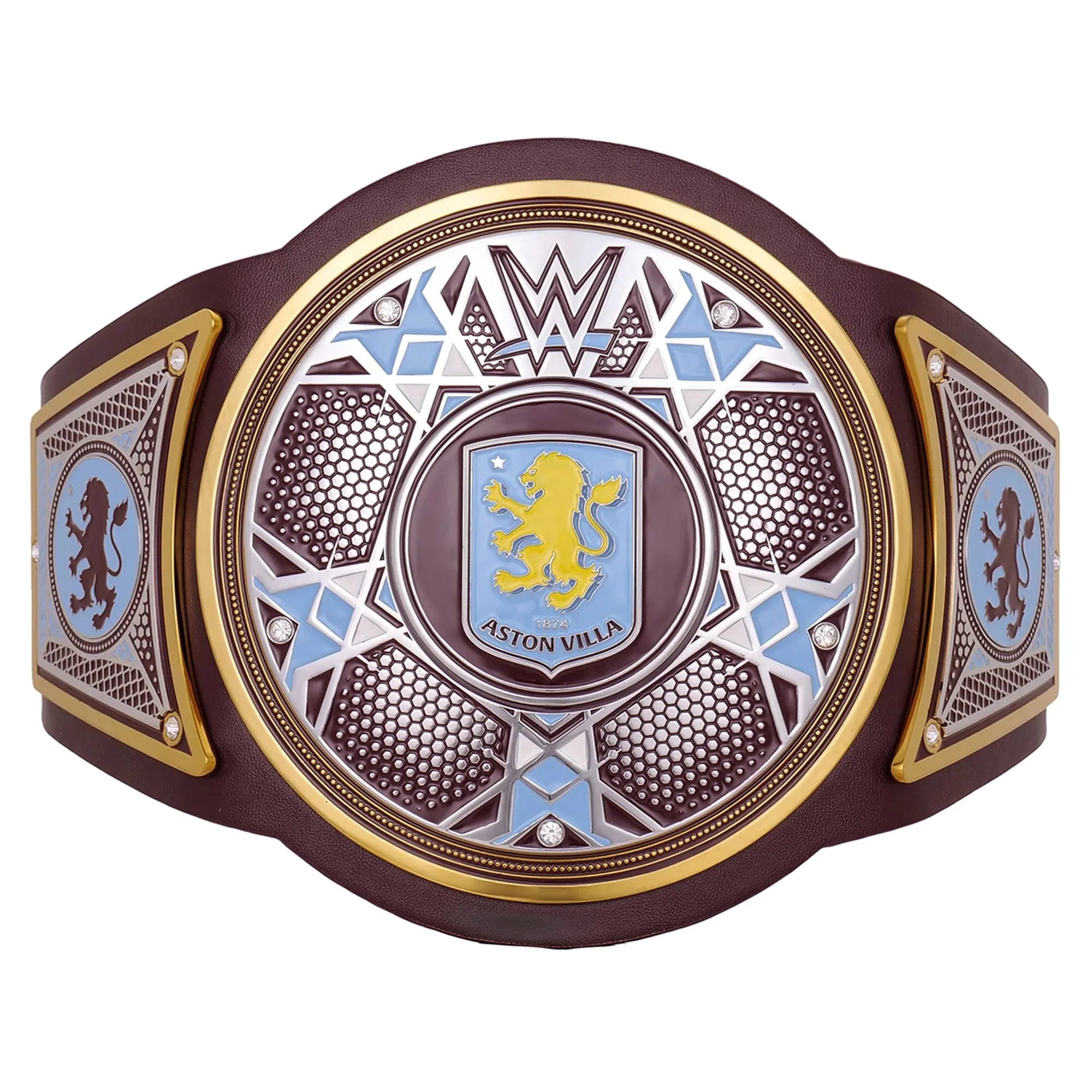 WWE x Aston Villa Legacy Champion Replica Belt – Iconic Football & Wrestling Tribute ChampionshipBeltUS