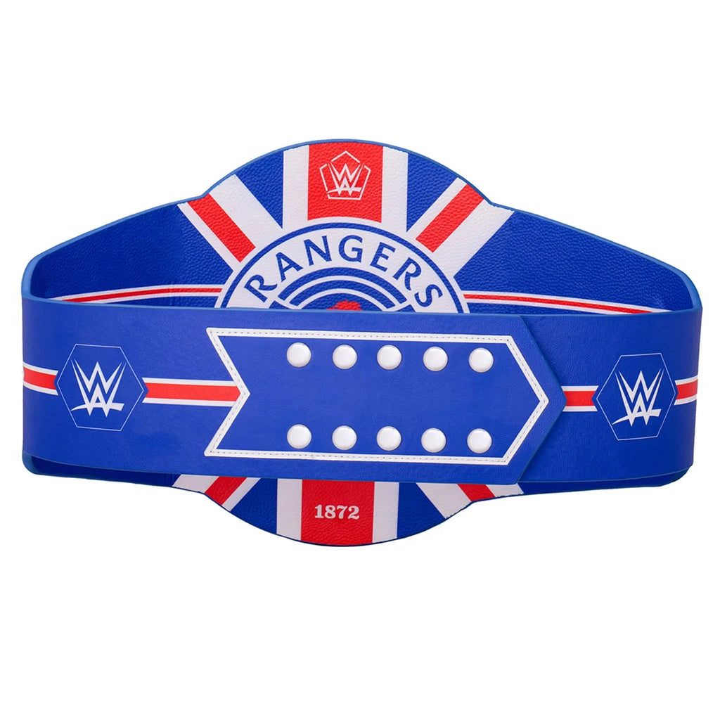 WWE x Rangers FC collectible Legacy Championship Replica Belt – Official Football x Wrestling Collectible ChampionshipBeltUS