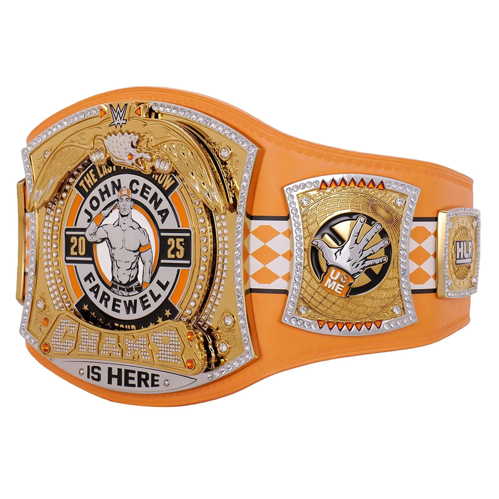 John Cena Farewell Tour 2025 Knoxville Spinner Championship Replica Title Belt (Copy) ChampionshipBeltUS