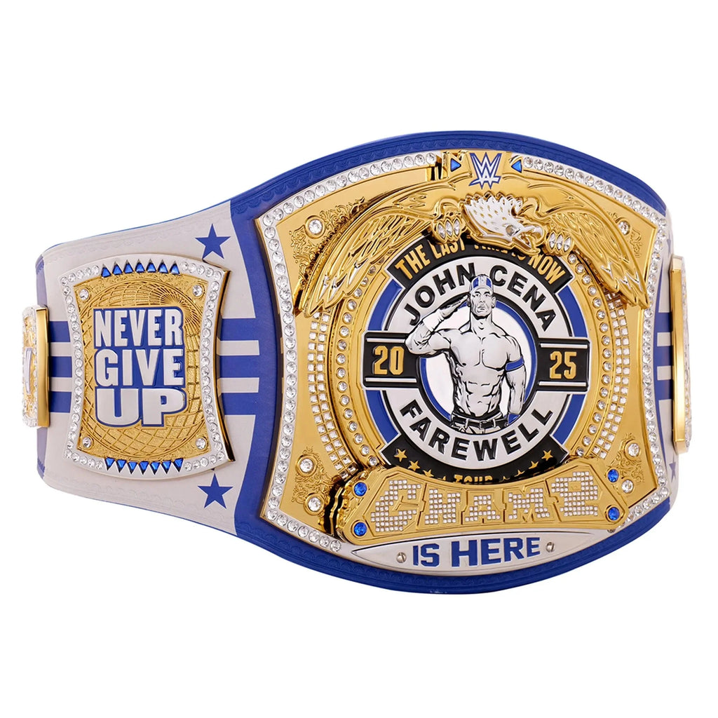John Cena Farewell Tour 2025 Knoxville Spinner Championship Replica Title Belt (Copy) ChampionshipBeltUS