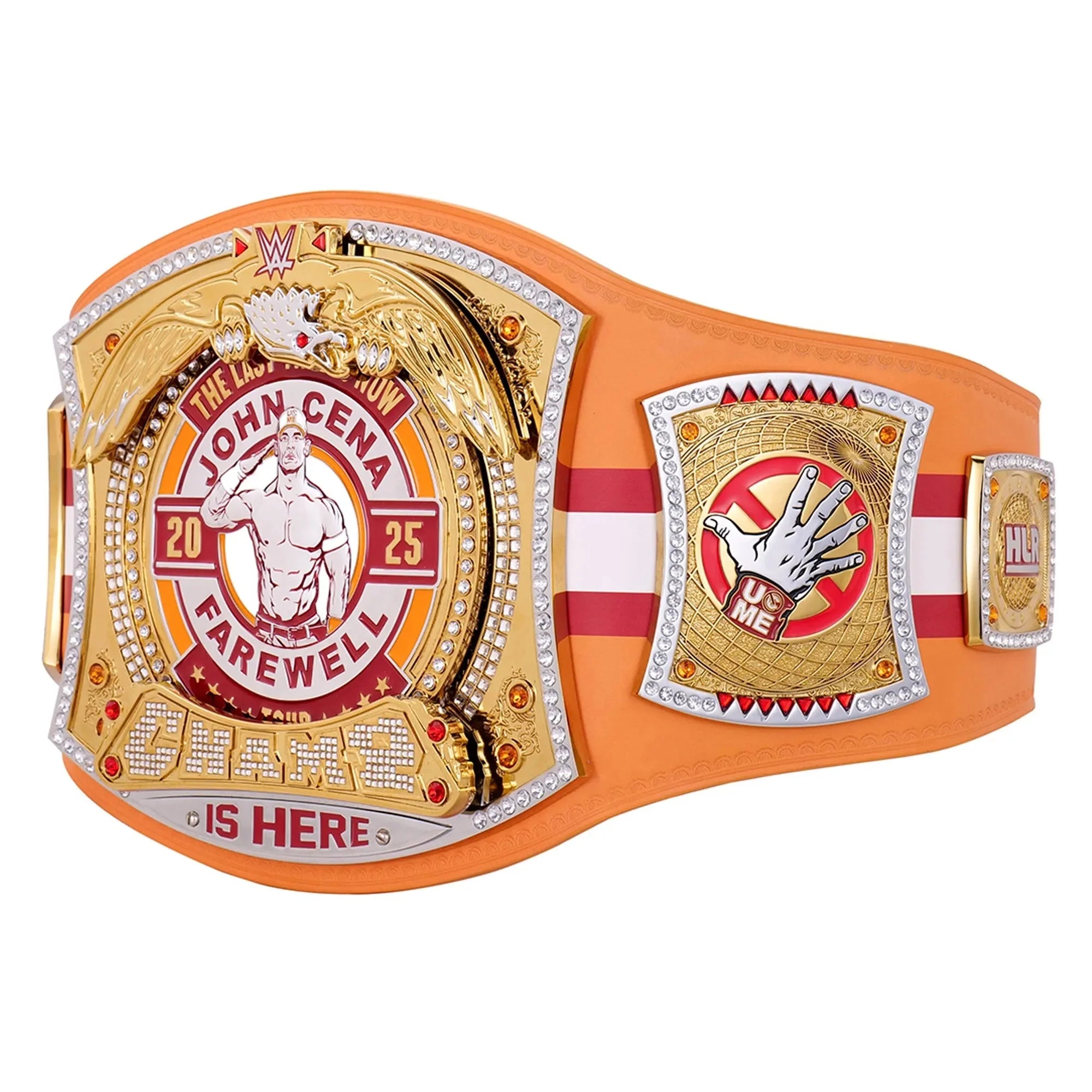 John Cena Farewell Tour 2025 Tampa Spinner Championship Replica Title Belt ChampionshipBeltUS