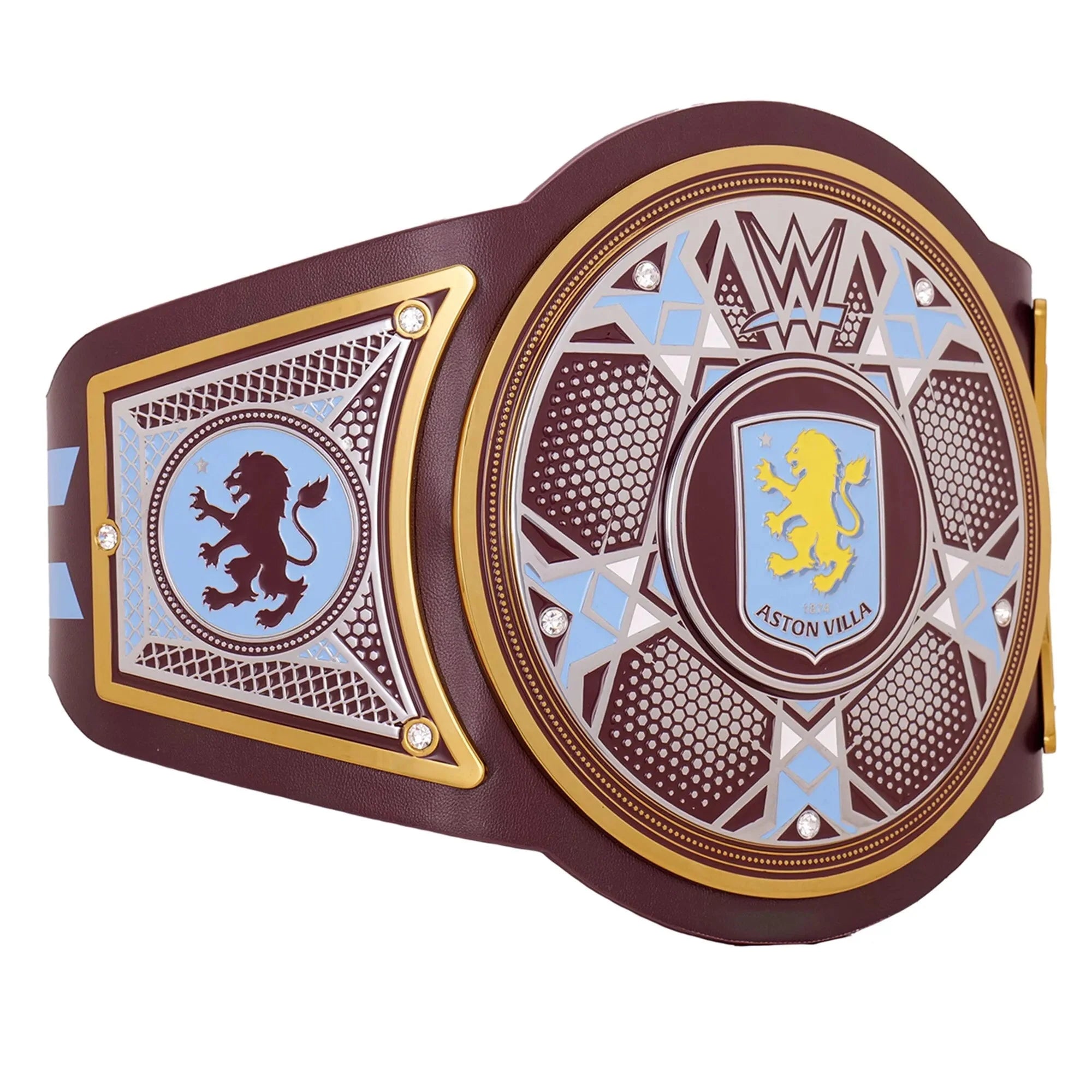 WWE x Aston Villa Legacy Champion Replica Belt – Iconic Football & Wrestling Tribute ChampionshipBeltUS