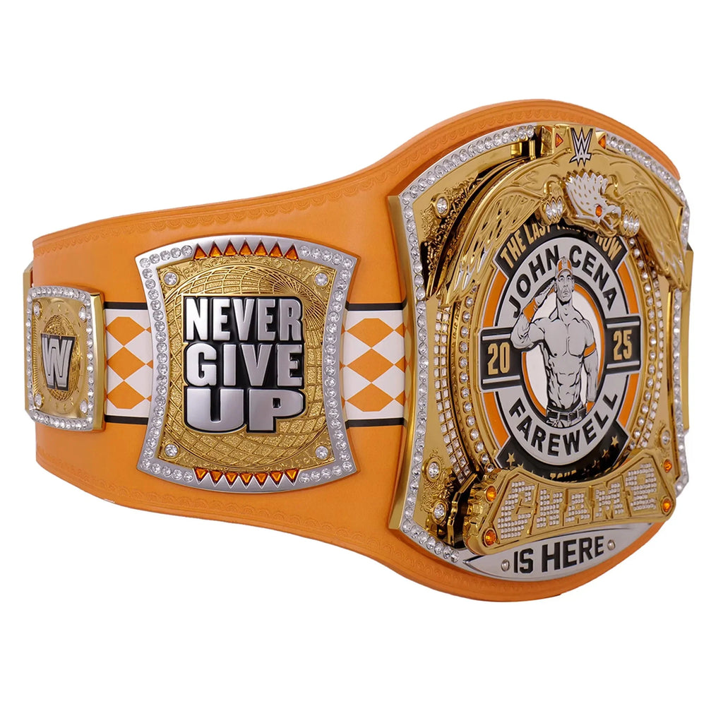 John Cena Farewell Tour 2025 Knoxville Spinner Championship Replica Title Belt (Copy) ChampionshipBeltUS