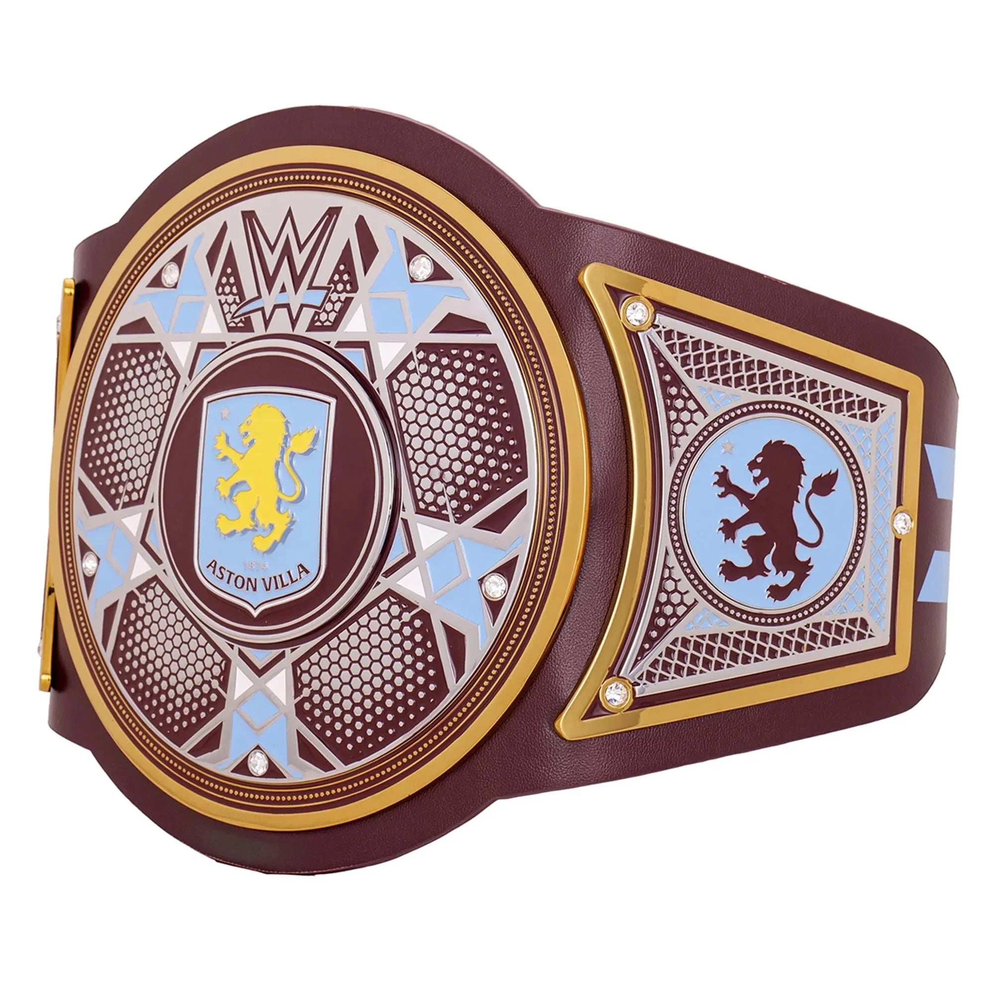 WWE x Aston Villa Legacy Champion Replica Belt – Iconic Football & Wrestling Tribute ChampionshipBeltUS