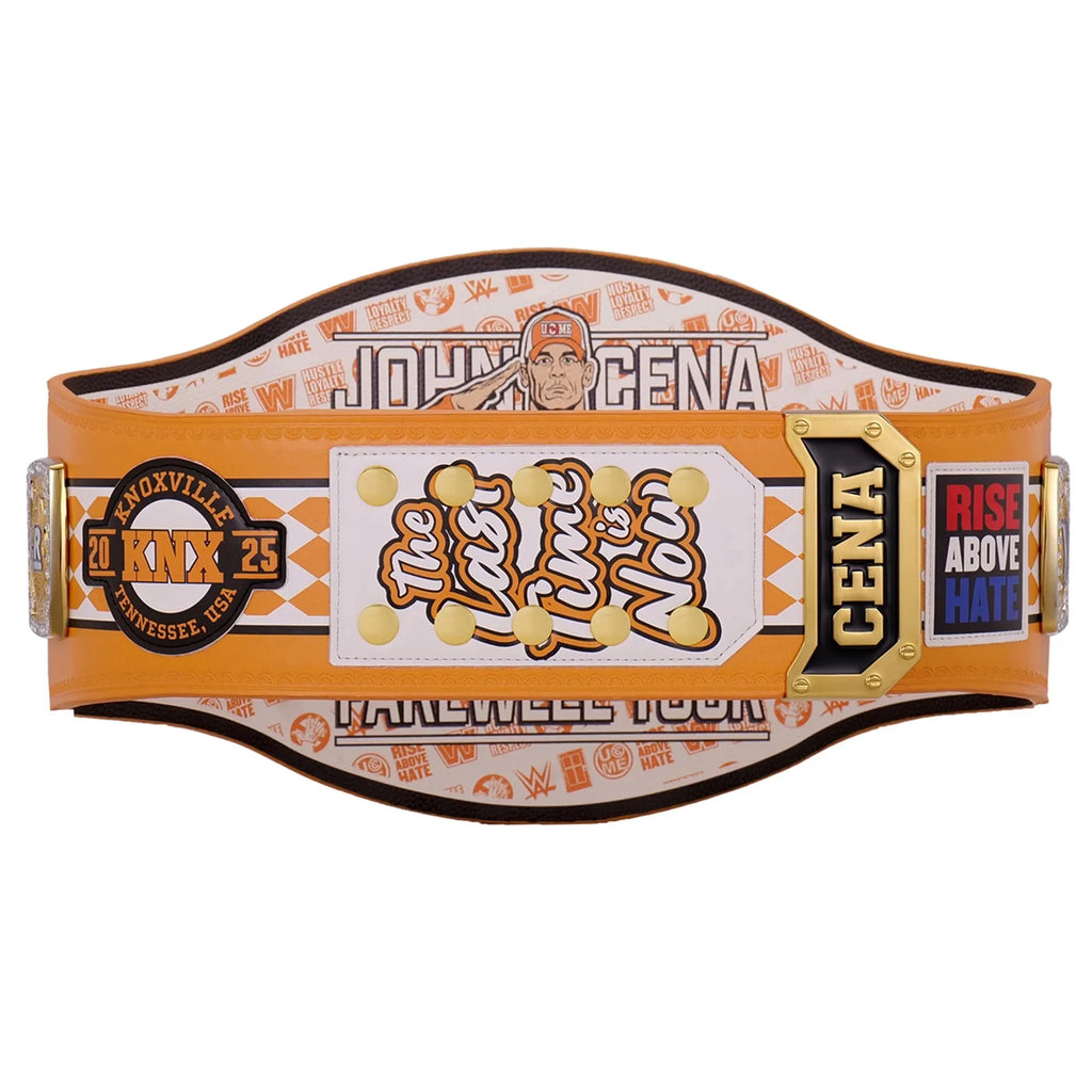 John Cena Farewell Tour 2025 Knoxville Spinner Championship Replica Title Belt (Copy) ChampionshipBeltUS