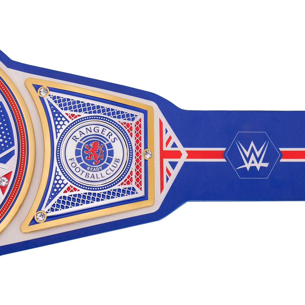 WWE x Rangers FC collectible Legacy Championship Replica Belt – Official Football x Wrestling Collectible ChampionshipBeltUS