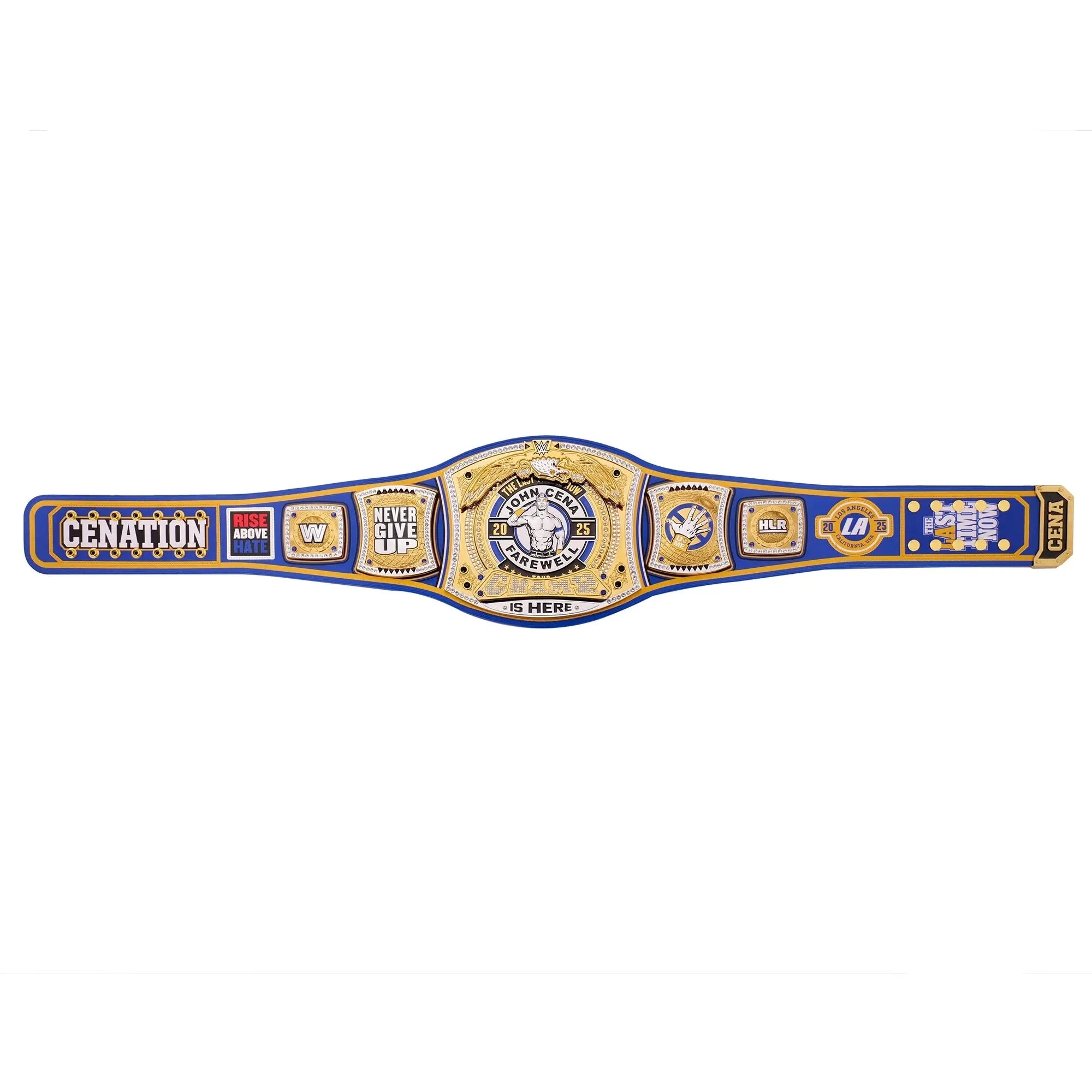 John Cena Farewell Tour 2025 Money In The Bank Los Angeles Spinner Championship Replica Title Belt (Copy) ChampionshipBeltUS