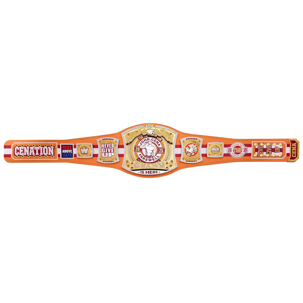 John Cena Farewell Tour 2025 Tampa Spinner Championship Replica Title Belt ChampionshipBeltUS