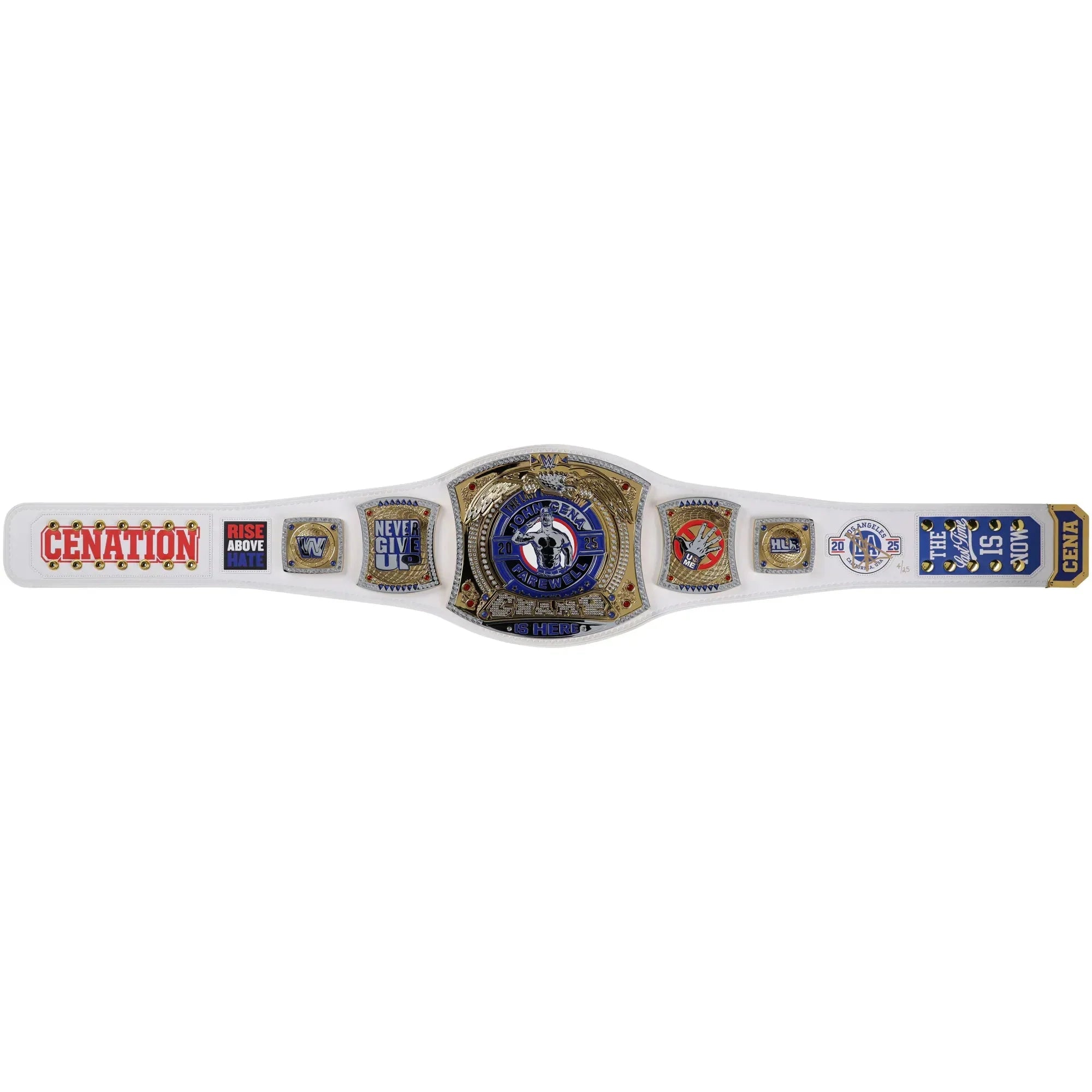 John Cena Farewell Tour 2025 San Antonio Spinner Championship Replica Title Belt (Copy) ChampionshipBeltUS