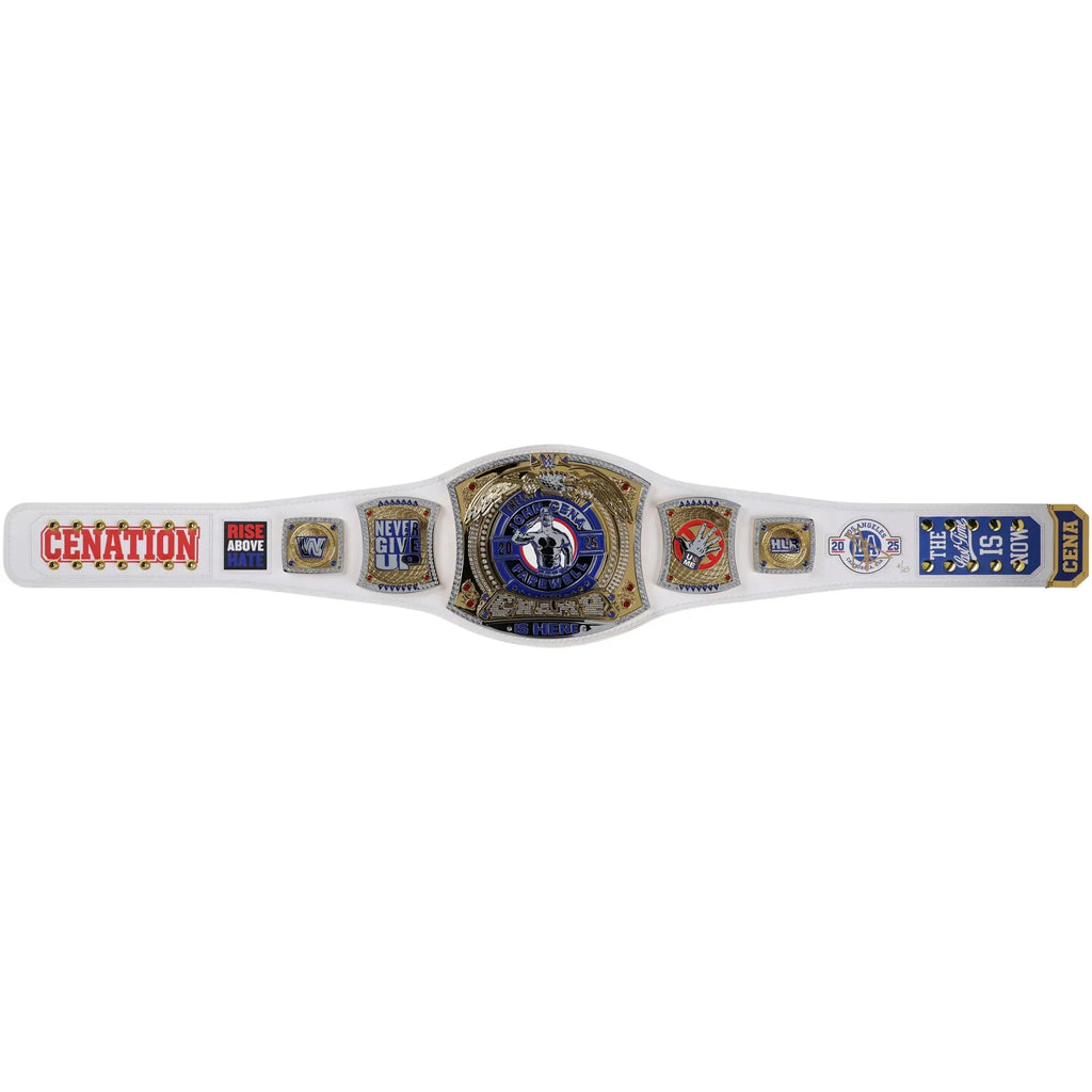 John Cena Farewell Tour 2025 San Antonio Spinner Championship Replica Title Belt (Copy) ChampionshipBeltUS