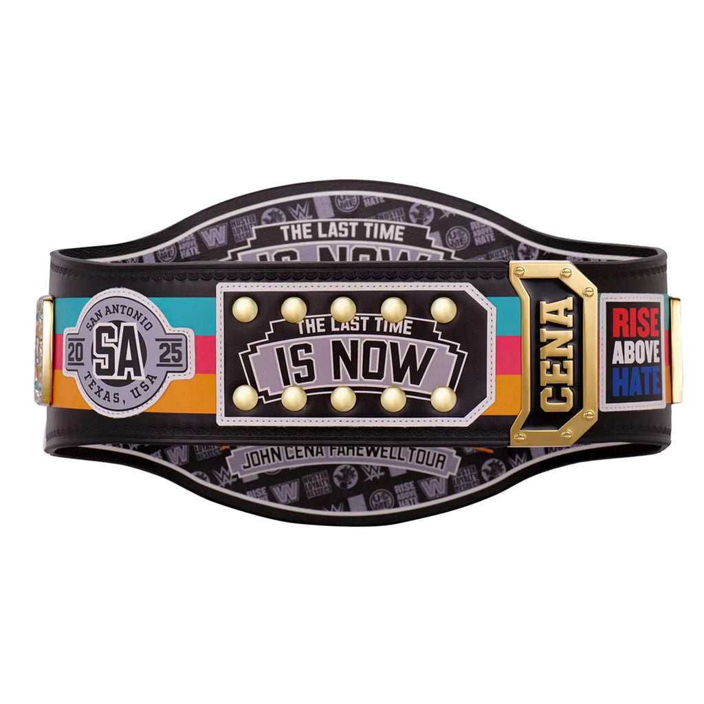 John Cena Farewell Tour 2025 San Antonio Spinner Championship Replica Title Belt ChampionshipBeltUS