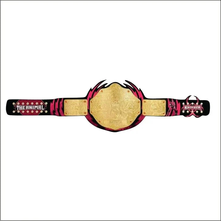 Custom Batista Big Gold World Heavyweight Championship Belt ChampionshipBeltUS