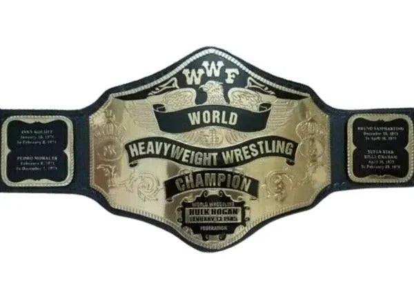 WWF Hulk Hogan Wrestling Heavyweight Championship Title Belt Replica ChampionshipBeltUS