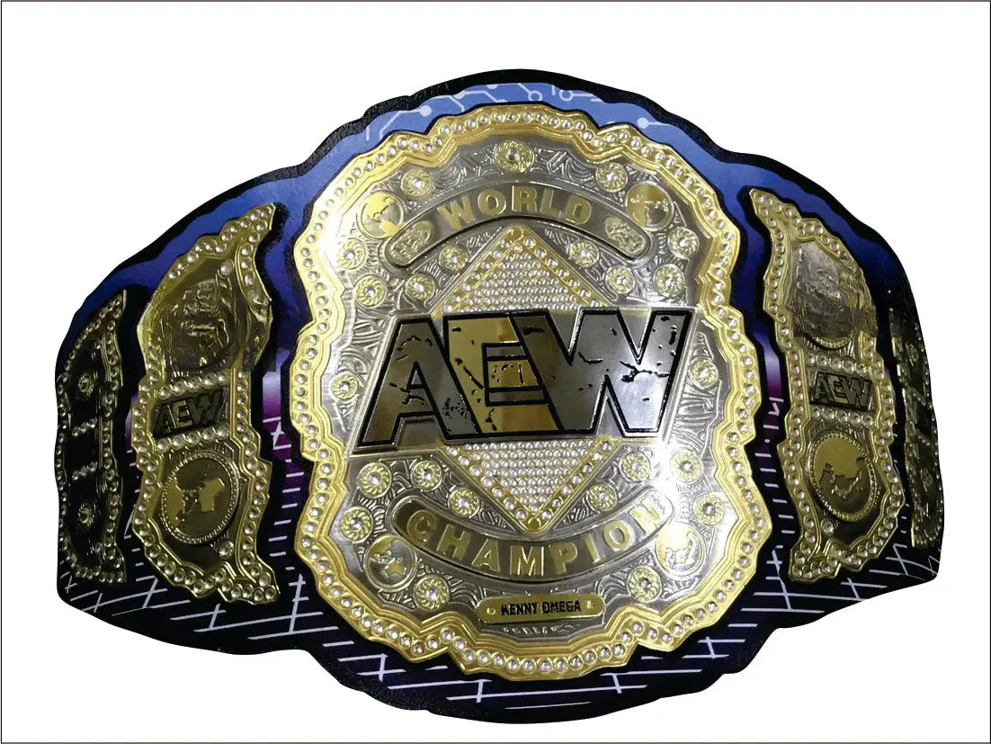 Kenny Omega Custom AEW World Heavyweight Championship Belt ChampionshipBeltUS