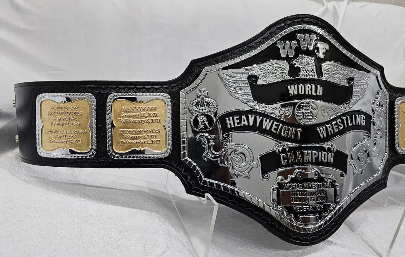 WWF Hulk Hogan Wrestling Heavyweight Championship Title Belt Replica ChampionshipBeltUS