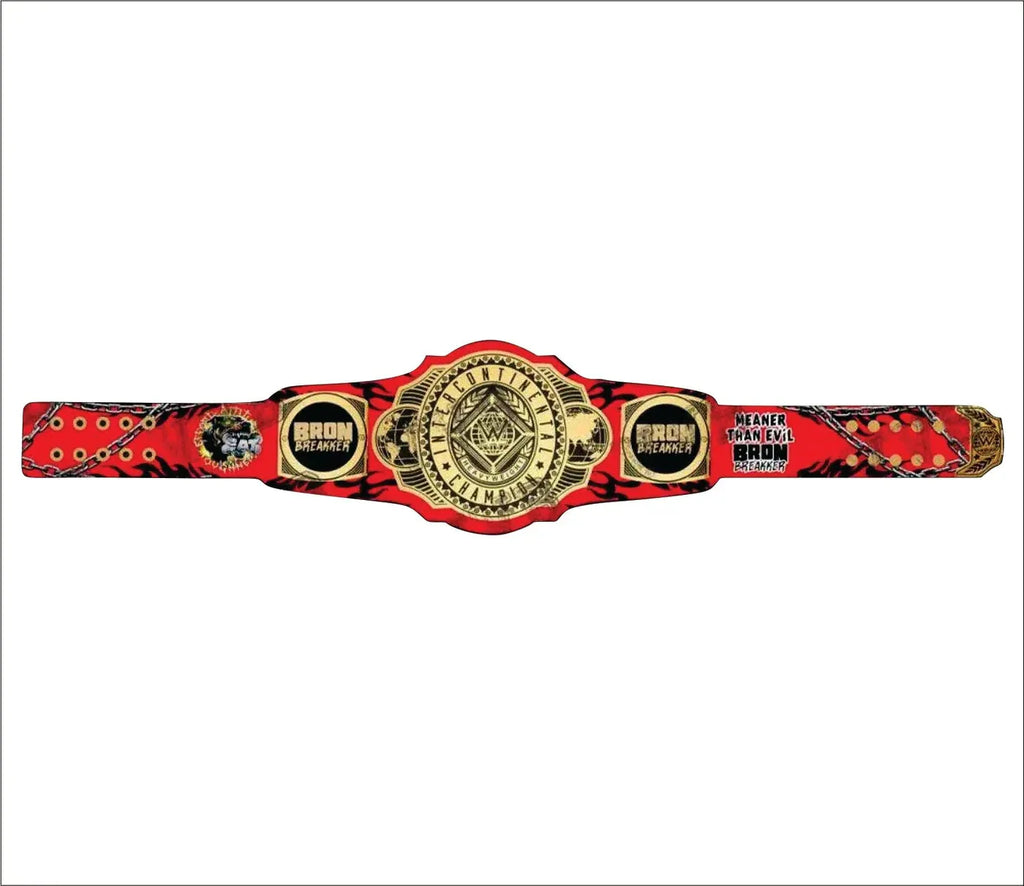 New Custom Bron Breakker Intercontinental Wrestling Championship Belt ChampionshipBeltUS