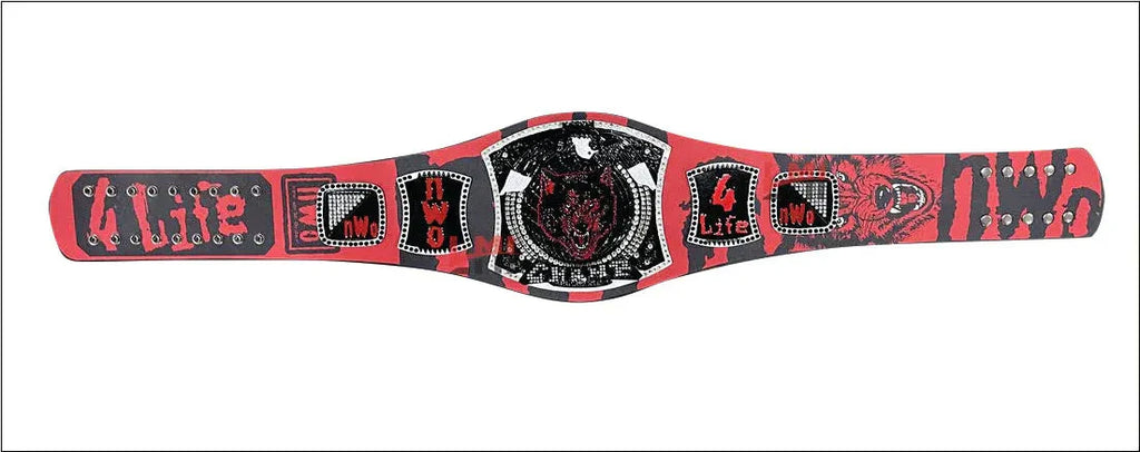 Custom NWO Wolfpack Spinner World Heavyweight Replica Championship Belt ChampionshipBeltUS