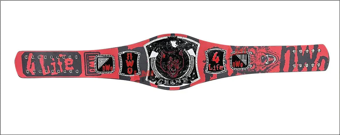Custom NWO Wolfpack Spinner World Heavyweight Replica Championship Belt ChampionshipBeltUS