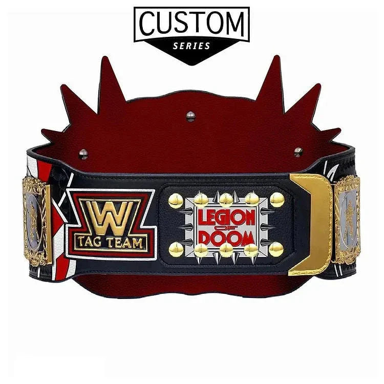 The Legion Of Doom aka the Road WARRIORS Custom Series Tag team Title belt ChampionshipBeltUS
