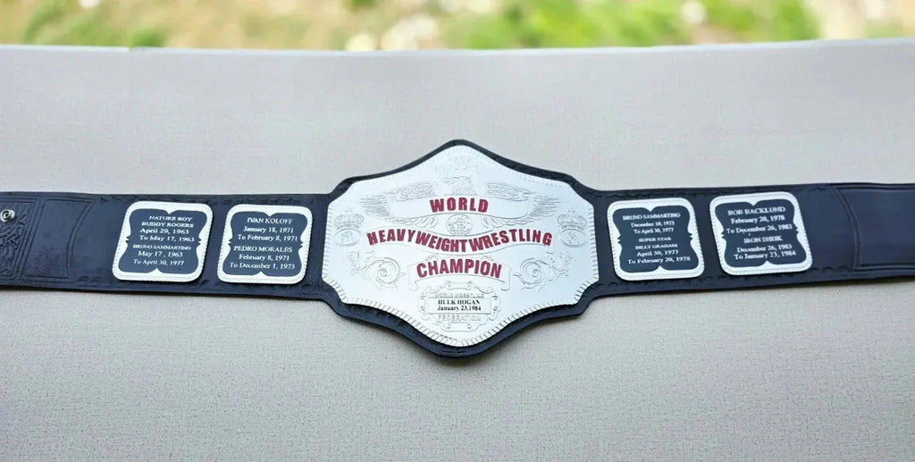 Hogan 84 Championship Belt Nickel Plated...!!! ChampionshipBeltUS
