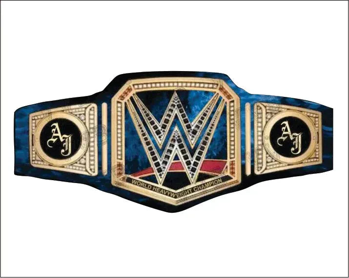 Custom AJ Styles Universal Heavyweight Championship Wrestling Belt ChampionshipBeltUS