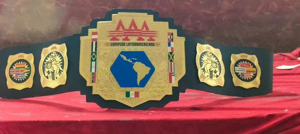 AAA Wrestling Championship Latin American Campeon Latino american belt