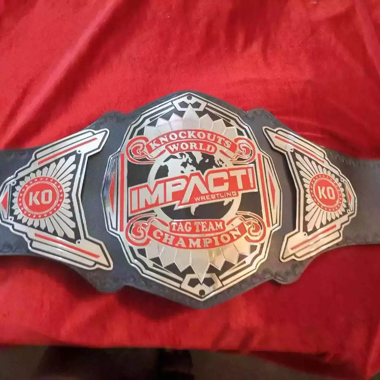 New TNA Impact Knockout tag team Wrestling Championship title belt 