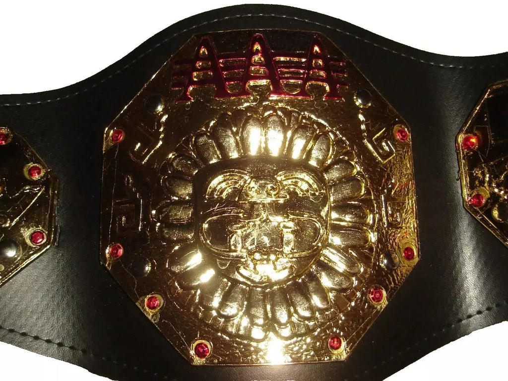 Lucha Libre AAA Championship Title Belt Underground Without Signature
