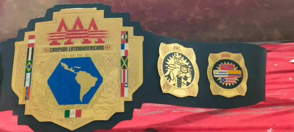 AAA Wrestling Championship Latin American Campeon Latino american belt